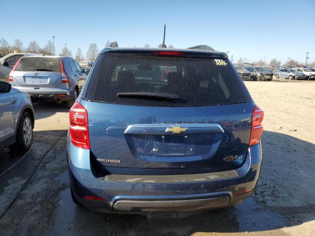 2GNALCEK6H6178061 - 2017 CHEVROLET EQUINOX LT BLUE photo 6