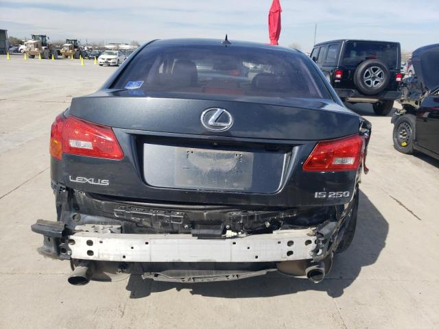 JTHBK262475030587 - 2007 LEXUS IS 250 BLACK photo 6