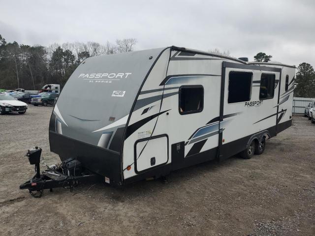 4YDT26820MK417433 - 2021 KEYSTONE PASSPORT WHITE photo 2