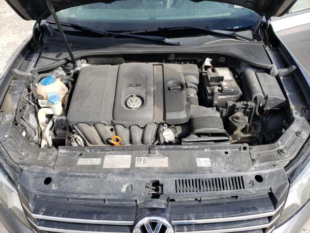 1VWBH7A39DC118648 - 2013 VOLKSWAGEN PASSAT SE GRAY photo 11