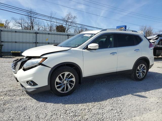 5N1AT2MVXEC828586 - 2014 NISSAN ROGUE S WHITE photo 1