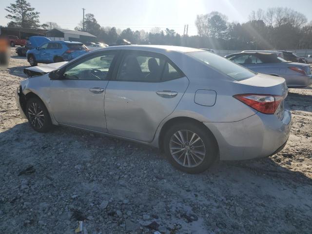 5YFBURHE7EP125849 - 2014 TOYOTA COROLLA L SILVER photo 2