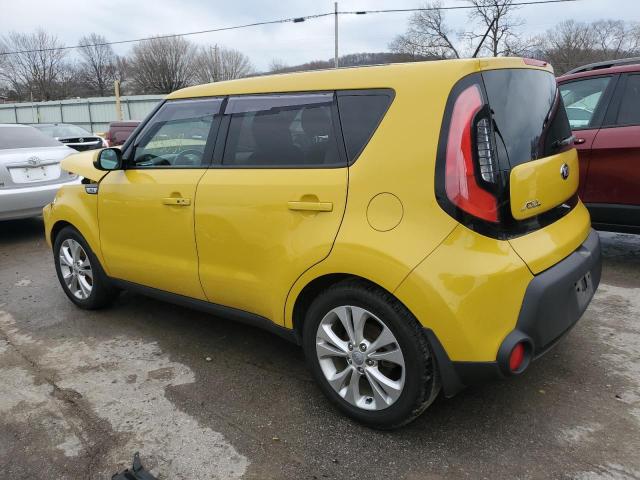 KNDJP3A57F7126366 - 2015 KIA SOUL + YELLOW photo 2