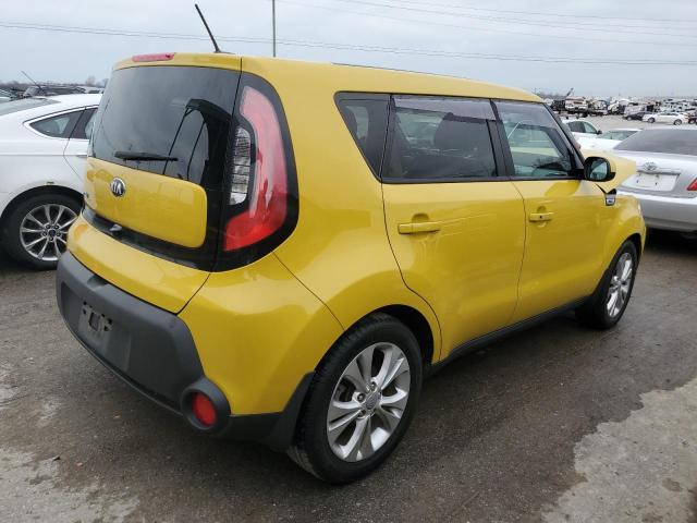 KNDJP3A57F7126366 - 2015 KIA SOUL + YELLOW photo 3