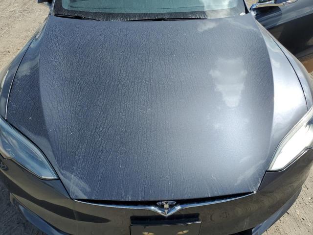 5YJSA1E20MF421679 - 2021 TESLA MODEL S GRAY photo 12