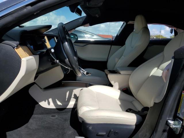 5YJSA1E20MF421679 - 2021 TESLA MODEL S GRAY photo 7