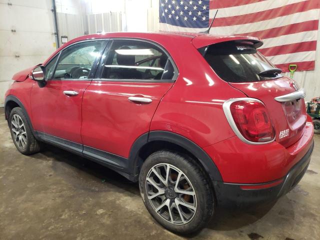 ZFBCFYET7GP400395 - 2016 FIAT 500X TREKKING PLUS RED photo 2