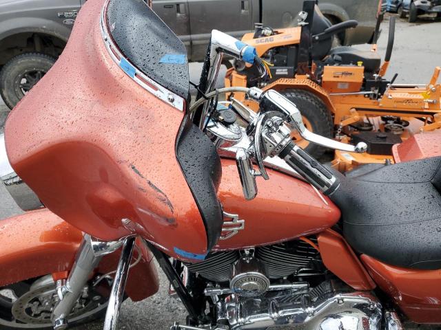 1HD1KB411BB615532 - 2011 HARLEY-DAVIDSON FLHX ORANGE photo 9