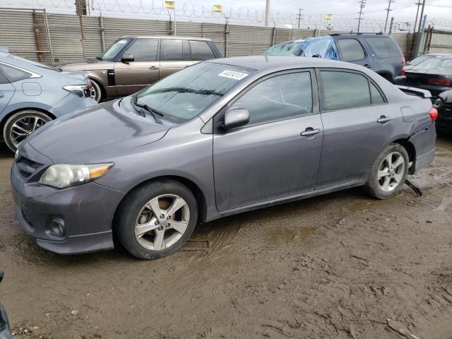 5YFBU4EE0DP214068 - 2013 TOYOTA COROLLA BASE GRAY photo 1