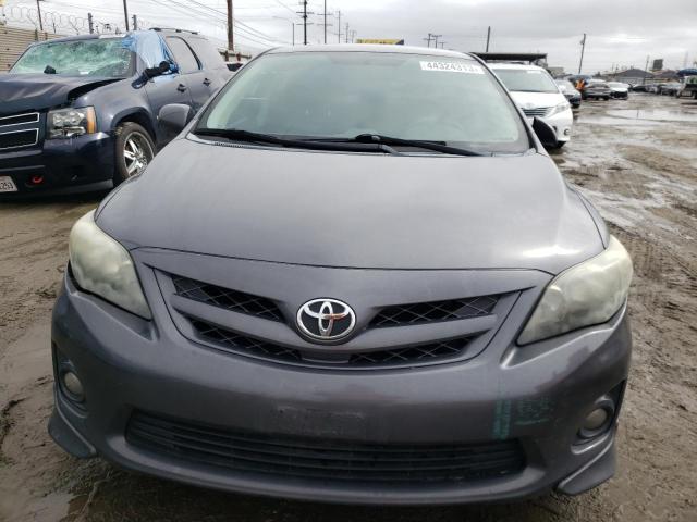5YFBU4EE0DP214068 - 2013 TOYOTA COROLLA BASE GRAY photo 5