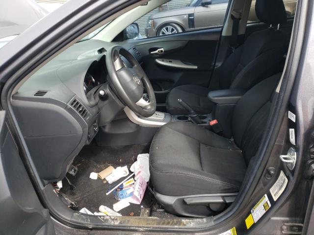5YFBU4EE0DP214068 - 2013 TOYOTA COROLLA BASE GRAY photo 7