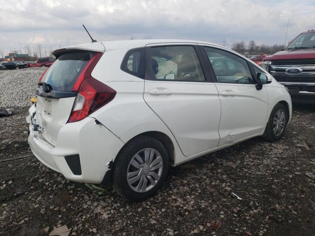 JHMGK5H53GX012634 - 2016 HONDA FIT LX WHITE photo 3