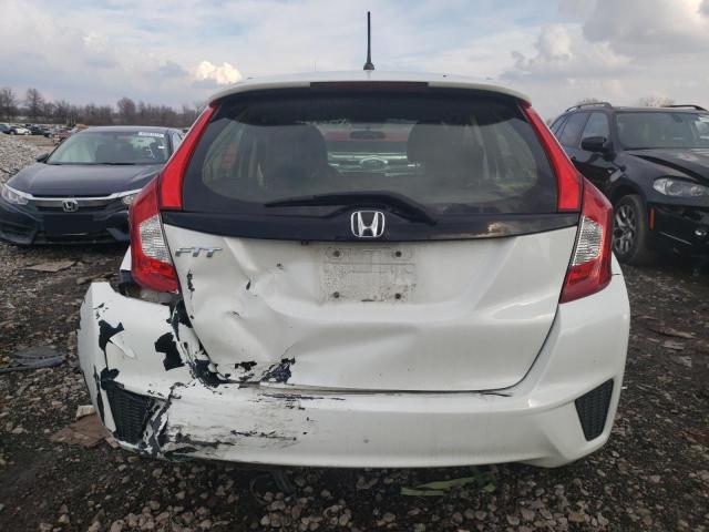 JHMGK5H53GX012634 - 2016 HONDA FIT LX WHITE photo 6