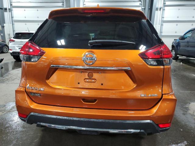 5N1AT2MV7HC806002 - 2017 NISSAN ROGUE SV ORANGE photo 6