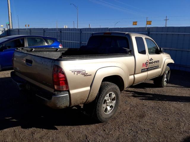 5TEUU42NX5Z106047 - 2005 TOYOTA TACOMA ACCESS CAB ოქროსფერი ფოტო 3