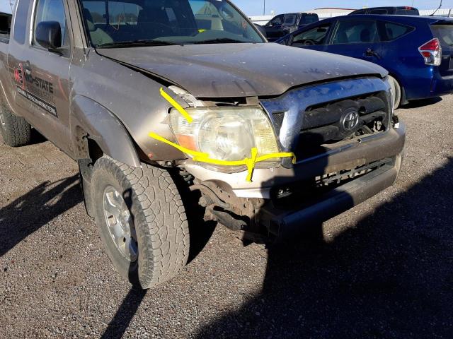 5TEUU42NX5Z106047 - 2005 TOYOTA TACOMA ACCESS CAB ოქროსფერი ფოტო 9