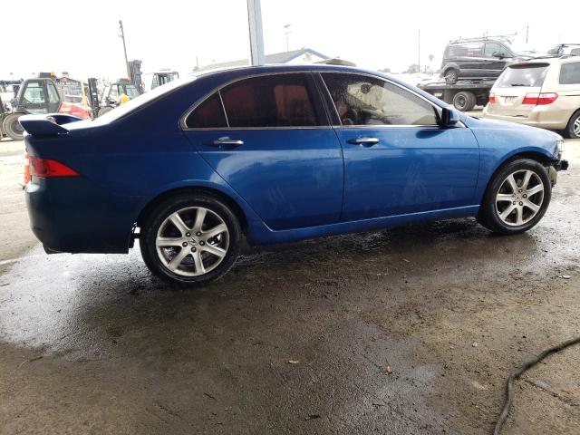 JH4CL968X4C004355 - 2004 ACURA TSX BLUE photo 3