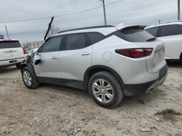 3GNKBDR46NS149309 - 2022 CHEVROLET BLAZER 3LT SILVER photo 2