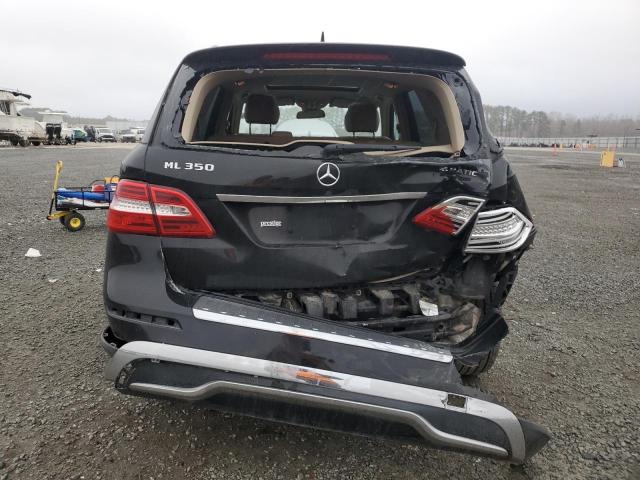 4JGDA5HB4EA324681 - 2014 MERCEDES-BENZ ML 350 4MATIC BLACK photo 6