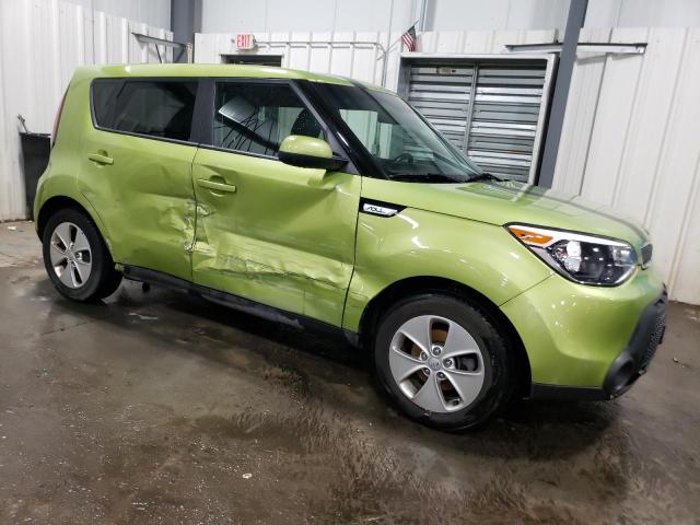 KNDJN2A2XF7808468 - 2015 KIA SOUL GREEN photo 4