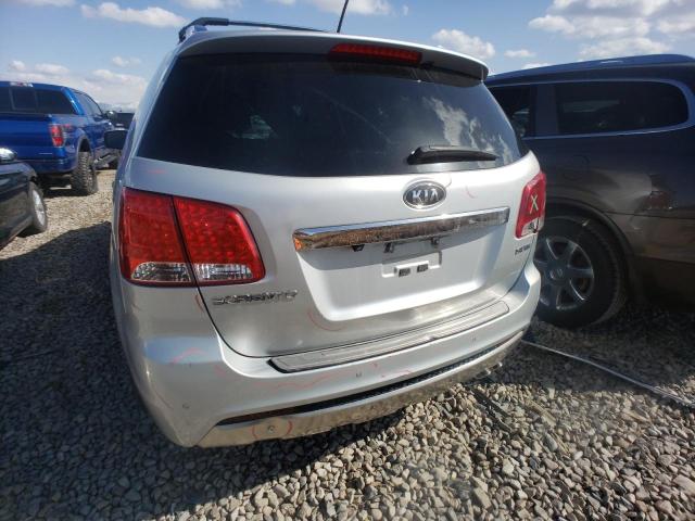 5XYKWDA24DG381379 - 2013 KIA SORENTO SX SILVER photo 6