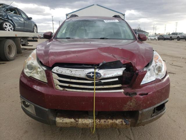 4S4BRCJC9B3386813 - 2011 SUBARU OUTBACK 2.5I LIMITED MAROON photo 5