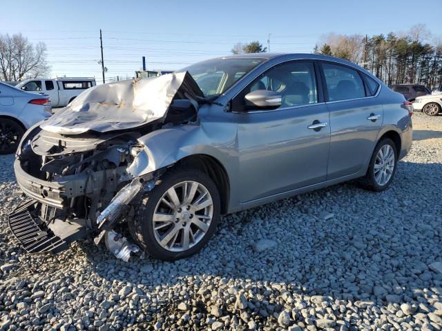 3N1AB7AP6EY331281 - 2014 NISSAN SENTRA S SILVER photo 1