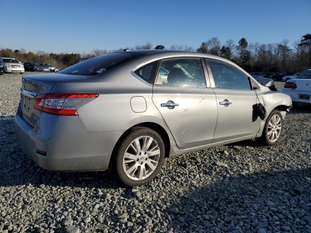 3N1AB7AP6EY331281 - 2014 NISSAN SENTRA S SILVER photo 3