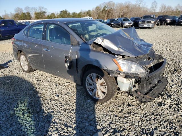 3N1AB7AP6EY331281 - 2014 NISSAN SENTRA S SILVER photo 4