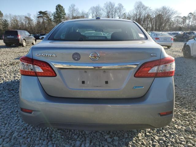 3N1AB7AP6EY331281 - 2014 NISSAN SENTRA S SILVER photo 6