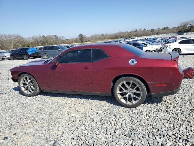 2C3CDZJG3MH610062 - 2021 DODGE CHALLENGER GT MAROON photo 2