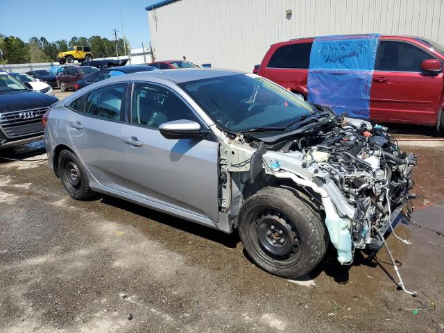 2HGFC2F59JH516890 - 2018 HONDA CIVIC LX SILVER photo 4