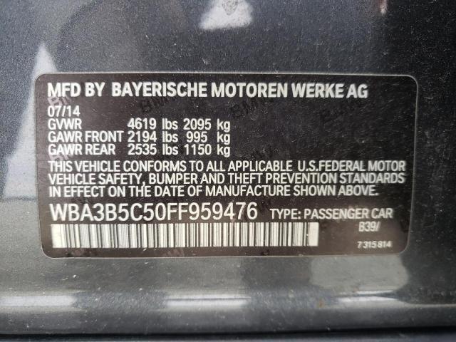 WBA3B5C50FF959476 - 2015 BMW 328 XI SULEV CHARCOAL photo 12