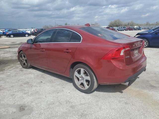 YV1622FS6C2054480 - 2012 VOLVO S60 T5 MAROON photo 2