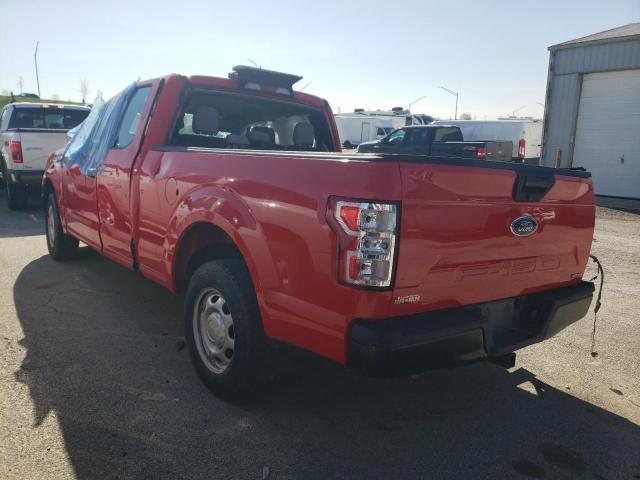 1FTEX1C40LFC73916 - 2020 FORD F150 SUPER CAB RED photo 2