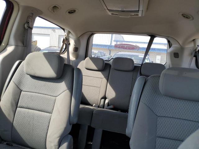 2A4RR5D11AR428593 - 2010 CHRYSLER TOWN & COU TOURING წითელი ფოტო 10