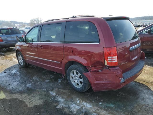 2A4RR5D11AR428593 - 2010 CHRYSLER TOWN & COU TOURING წითელი ფოტო 2