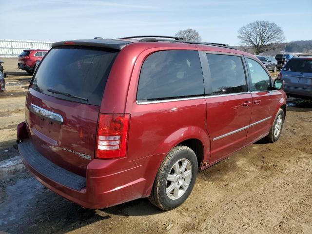 2A4RR5D11AR428593 - 2010 CHRYSLER TOWN & COU TOURING წითელი ფოტო 3