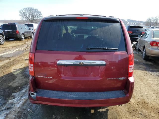 2A4RR5D11AR428593 - 2010 CHRYSLER TOWN & COU TOURING წითელი ფოტო 6