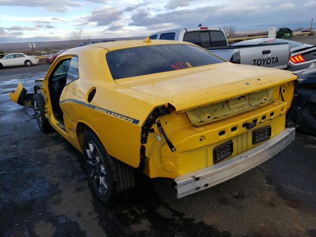 2C3CDZGG4HH641222 - 2017 DODGE CHALLENGER GT YELLOW photo 2