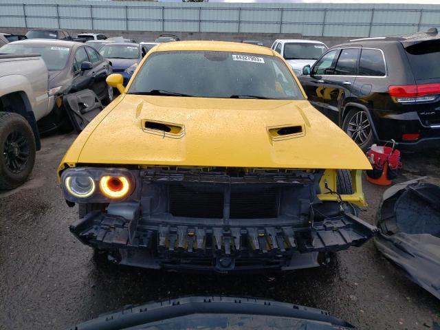 2C3CDZGG4HH641222 - 2017 DODGE CHALLENGER GT YELLOW photo 5