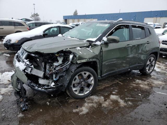 3C4NJCCB6KT802477 - 2019 JEEP COMPASS LIMITED GREEN photo 1