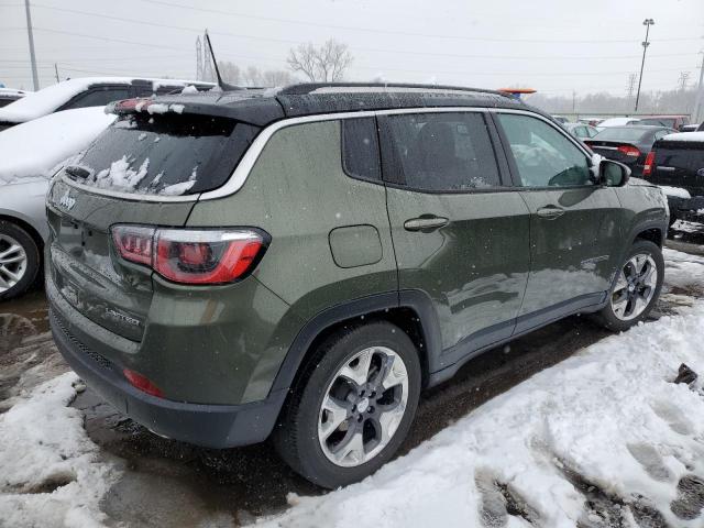 3C4NJCCB6KT802477 - 2019 JEEP COMPASS LIMITED GREEN photo 3