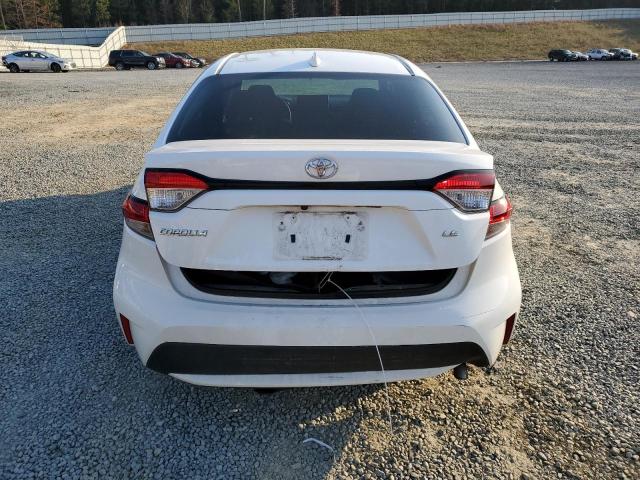 5YFEPRAE2LP115242 - 2020 TOYOTA COROLLA LE WHITE photo 6