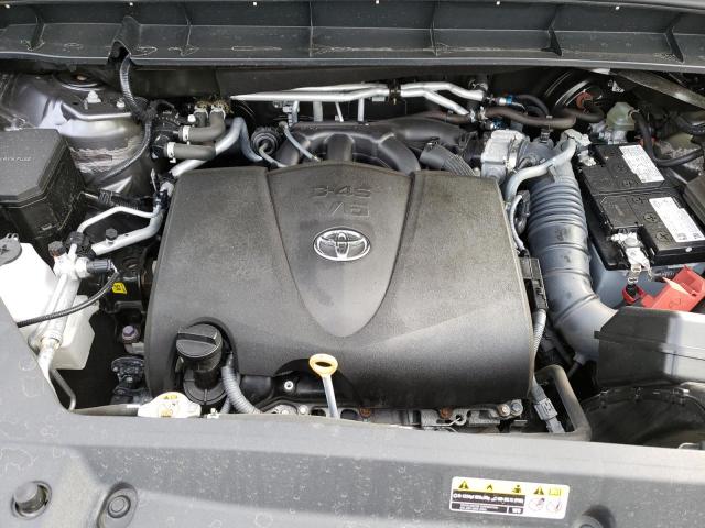 5TDHZRBH0MS540273 - 2021 TOYOTA HIGHLANDER XLE GRAY photo 11