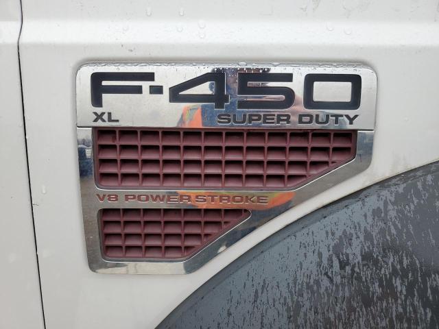 1FDAF46R89EA40046 - 2009 FORD F450 SUPER DUTY WHITE photo 9