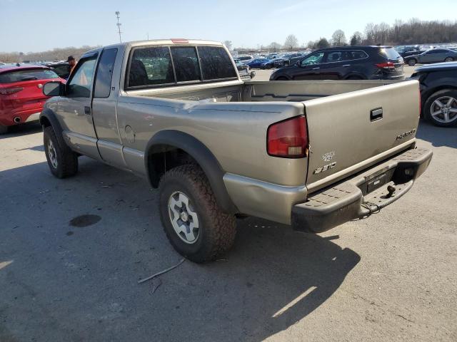 1GCCT19W9Y8133287 - 2000 CHEVROLET S TRUCK S10 BEIGE photo 2