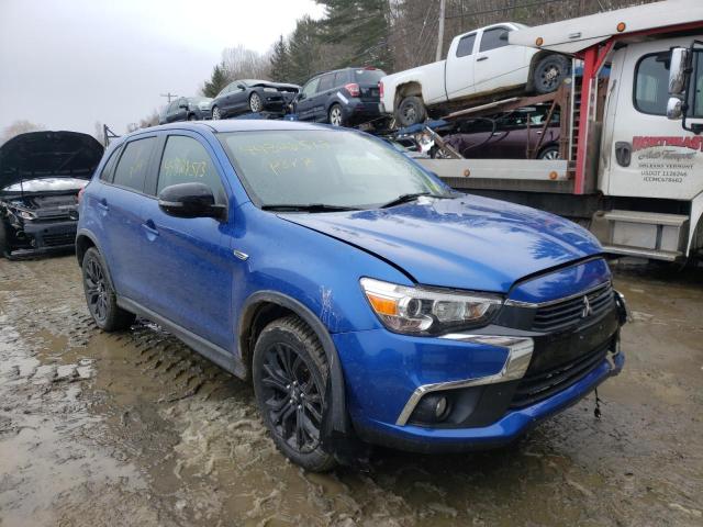 JA4AR3AU2HZ067424 - 2017 MITSUBISHI OUTLANDER ES BLUE photo 4