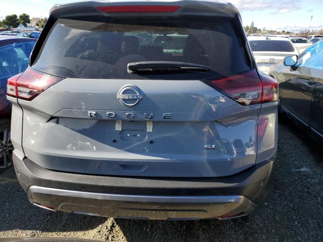 5N1BT3CA5PC804370 - 2023 NISSAN ROGUE SL GRAY photo 6