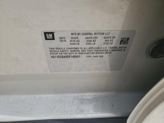 1G11C5SA5GF149941 - 2016 CHEVROLET MALIBU LIM LT 米色 照片 13